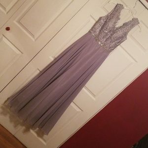 Grey gown